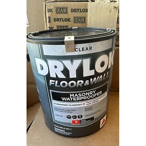 Drylok High-Gloss Clear Floor and Wall Basement Masonry Waterproof Sealer 1 gal.