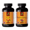 cla safflower oil - CLA - RASPBERRY KETONES - keto diet supplements -2 Bot COMBO