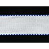 Stitchtastic 2 Inch/5cm Wide Aida Band (14 Count) - Blue Edging
