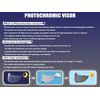 BSTOP Photochromic K6 Visor Sunshield for AGV K6S K6 Helmet Shield Replacement Sunscreen