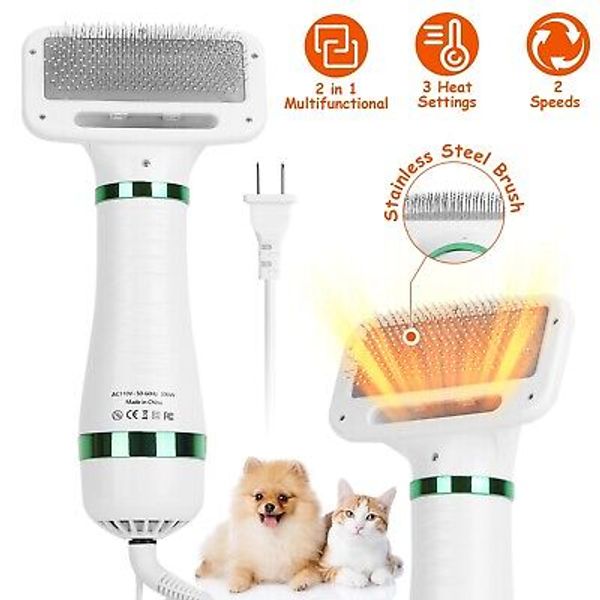 Pet Hair Dryer 3 Temperature Dog Hair Dryer Pet Grooming Hair Dryer Brush Furry