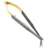 TC Castroviejo Micro Scissors 5.5" Angled, Round Handle