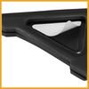 Partuto 2pcs PVC Universal Car Door Corner Edge Guard Bumper Protector Black Replacement