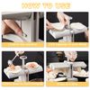 Gute Automatic Dumpling Maker,Household Double Head Dumpling Press Machine Mould, Safe Healthy Stainless Steel Kitchen Tool for Dumpling Making, Wrap Two at A Time