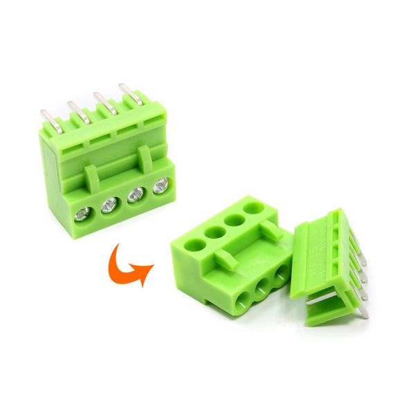 Convenient detachable, 4-pole terminal block (4P terminal block), NFJ kits, etc