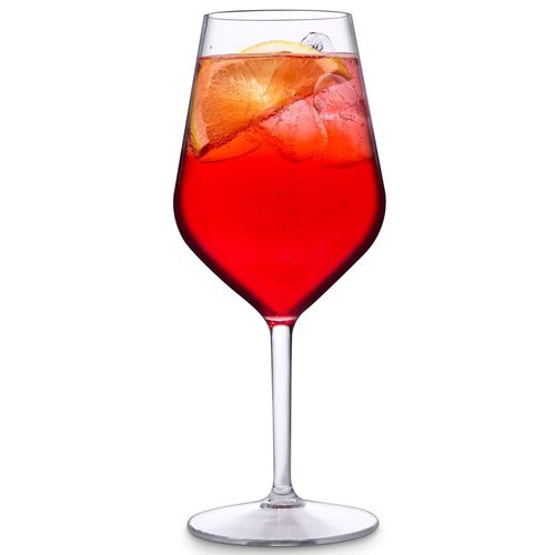 AIOS Set of 2 Unbreakable BPA Free Tritan Wine Glasses/Spritzer Glasses. Capacity 475ml.