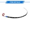 VekAuto 10 Pcs LED Strip Lights, Universal for Car Plastic Blue