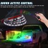 RGB Cargo Bed Work Light Strip w/Remote Control For Chevy Silverado 1500 2500HD