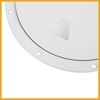 Partuto 4" Boat White Circular Inspection Hatch Deck with Detachable Cover Replacement
