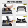 Adjustable Height Platform Step | Supports up to 1,000lbs. | Aluminum(BLACK)