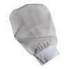 Wildpier Plus+ Exfoliating Glove Mitt Body Scrub for Bath Shower Spa Hand Exfoliator Gloves, Dead Skin Cell Remover, Plant Based Deep Exfoliation Scrubber, White