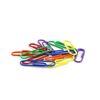 200 Pcs Plastic Coated Offic Paper Clips - Assorted Colors