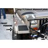 Fits with JEEEP YJ BLACK DIAMOND PLATE FRONT FENDER COVERS