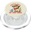 Actually, This Is My First Rodeo Cat Funny Meme PopSockets PopGrip for MagSafe