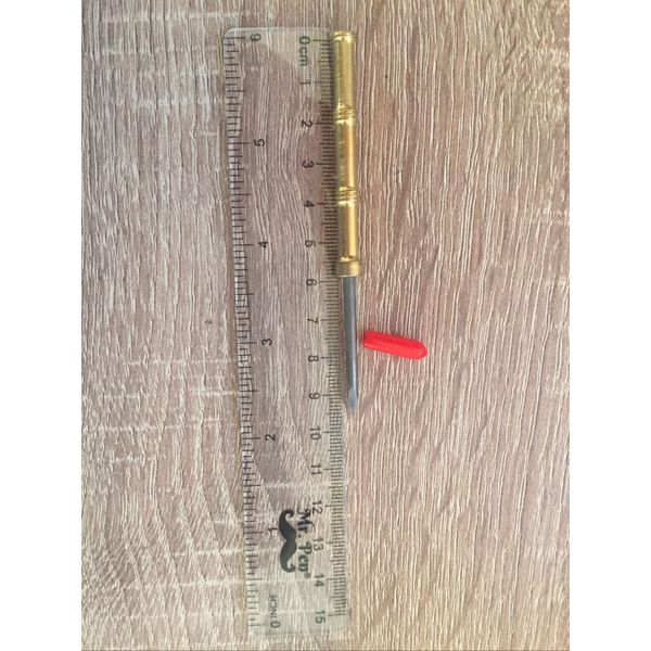 Brand New Three Edge Needles Banboo Style Handle Reusable, Very Sharp