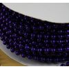 4mm Faux Pearl Plastic Beads on a String Craft Roll Purple