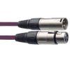 Stagg SMC6 CPP 6 m XLR to XLR Microphone Cable - Purple