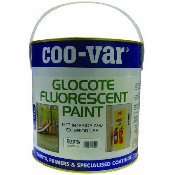Glocote Fluorescent Paint - Foundation Base - 1 Litre