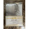 New Pillowcase & Eye Mask Gift Set Gray Silky Soft Pampered Sleep Ware Refresh