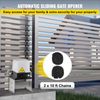 1400Lbs Sliding Gate Opener Electric Gate Operator Automatic Motor w/ 2 Remotes