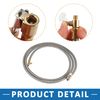A ABSOPRO Tire Air Inflator Hose Adapter Quick Connect Release 200cm