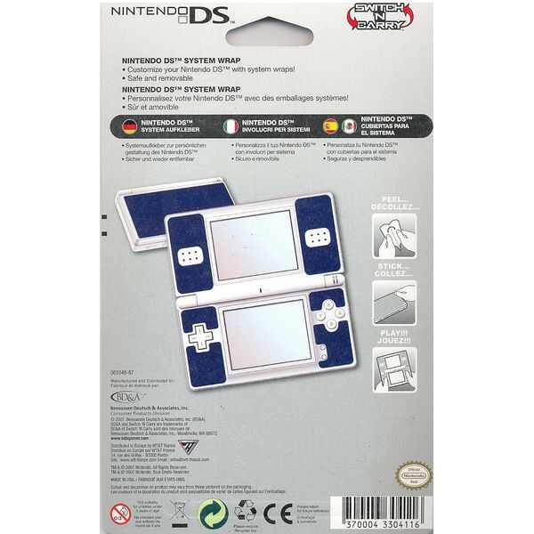 Nintendo DS Lite - System Premium Wrap ( Various characters : Nintendogs, Mario, Yoshi, Peach…)
