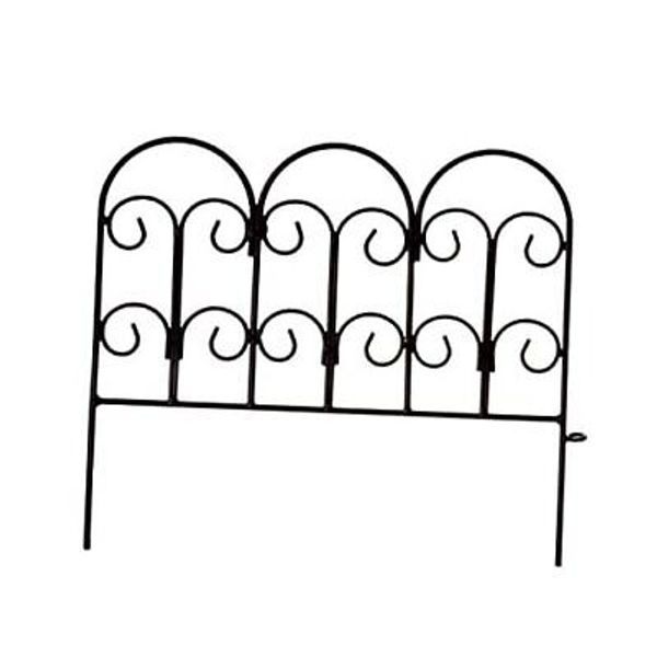 Garden Decorative Fences Panel 18"x16" 5 Pack for Flower Bed A -16in x 7.5ft