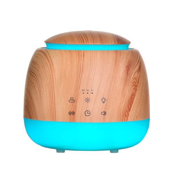 White Noise Machine and Aromatherapy Essential Oil Diffuser,with 7-color Lights,10 Soothing Sounds, 2 Night Light,3 Timer and Waterless Auto Shut off Sleep Sound Machine