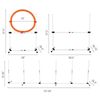 3PC Dog Agility Equipment Training Outdoor Pet Backyard Starter Course Exercise