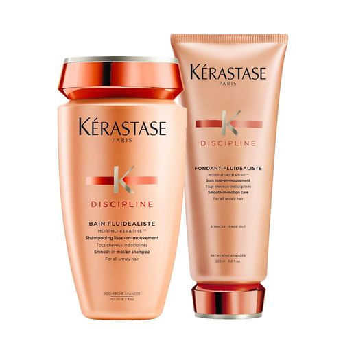 Kerastase Discipline Bain Fluidealiste Shampoo 250ml & Fondant Fluidealiste 200ml (Shampoo & Conditioner) Duo