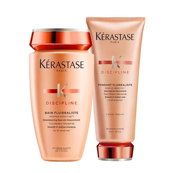 Kérastase Discipline Bain Fluidealiste Shampoo 250 ml & Fondant Fluidealiste 200 ml Shampoo-&-Condi