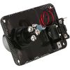 DC12V Racing Car Ignition Switch Panel Carbon Fiber Rocking Switch+ Engine Start Push Button with Red Indicator Light