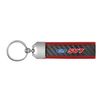 iPick Image Ford SVT Real Carbon Fiber Strap Key Chain with Red stitching