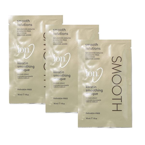 Ion Keratin Smoothing Masque Packette (Pack of 3)