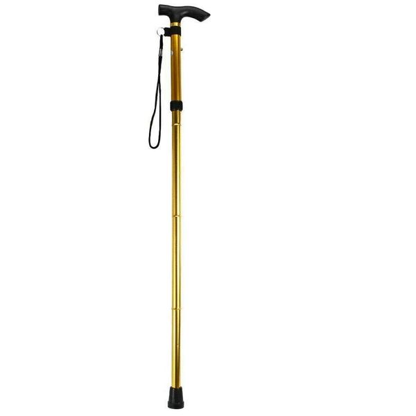 Easy Adjustable Folding Cane plain Style Design Walking Stick