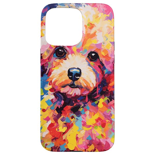 iPhone 15 Pro Max Toy Poodle Dog Owner Smartphone Case