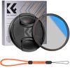 K&F Concept 72mm PL Filter, Polarizing Filter with Lens Cap, CPL Filter, 18 Layer Coating, Low Profile (Nano-Klear)