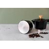La Cafetière Venice Aluminium Espresso Maker, Three Cup, Black, Gift Boxed