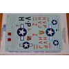 Microscale Decal 1:48 Scale #MS48-940 Republic P-47M: 61st FS/ 56th FG
