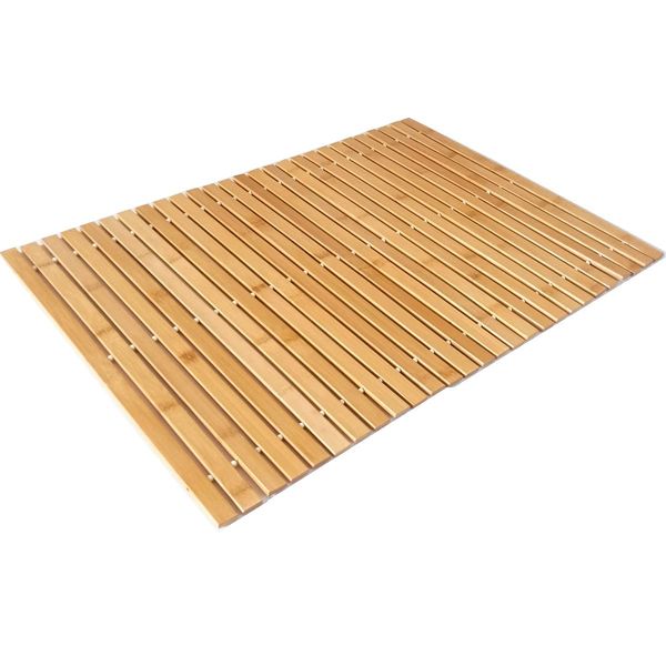 HJJKKH Bath Mat Rayon Derived from Bamboo 15.7X 23.6 inches, Non Slip and Foldable Floor Shower Bath Mat for Bathroom, Bathtub, Shower, Sauna, Hot Tub