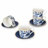 20pc Melodie de Fleurs Bone China Dinner Tea Set Porcelain Dinnerware Blue Plate