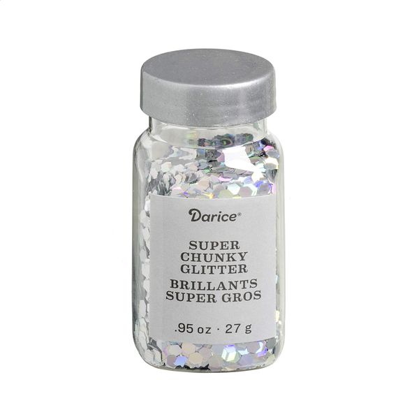 Darice 0.95 Oz Bling Super Chunky Glitter, Multicolor