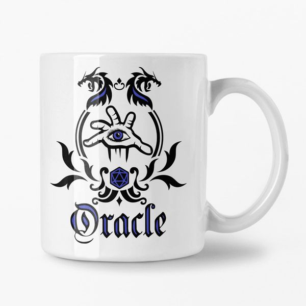 D and D Dungeon Master Oracle Mug