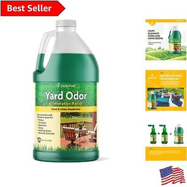 Pet Odor Eliminator - Eliminates Stool & Urine Odors on Grass, Patios, & More