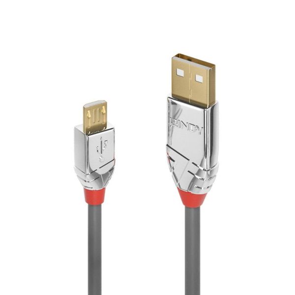 LINDY 2m CROMO LINE USB2.0 Type-A to Micro-B Cable (Model Number: 36652)
