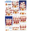 Christmas Card Making Decoupage Sheet Assortment - 12 Assorted Christmas Designs for Cutting