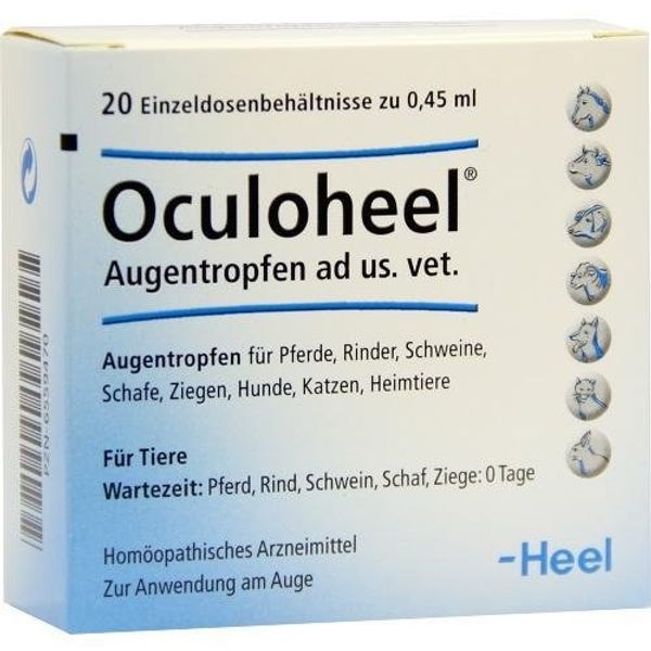 Oculoheel Eye Drops ad us.vet Single Dose Pip. Pack of 20