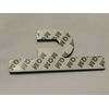BRAND NEW 2 PCS CHROME TURBO DIESEL BADGE EMBLEMS