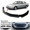 Universal Fit For Saturn LS 00-04 Front Lower Lip Splitter Spoiler Black 2 Layer