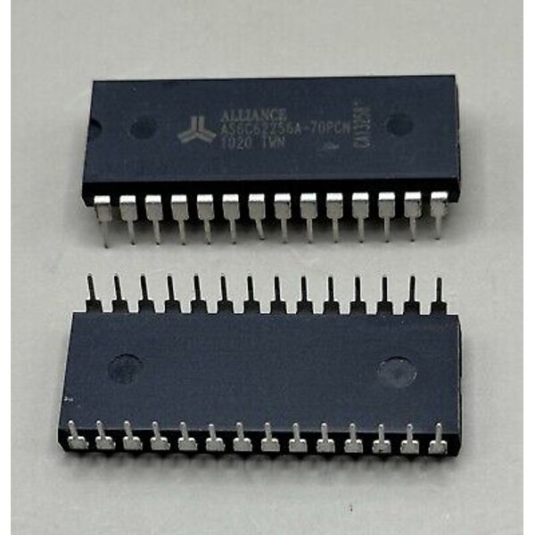 1pc ALLIANCE AS6C62256A-70PCN IC SRAM 256KBIT PARALLEL 28DIP